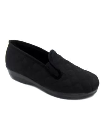 pantofola-diamante-al45493-nero | Tentazione calzature