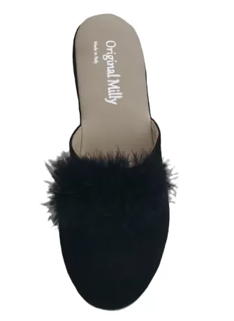 CIABATTA DA CAMERA MILLY - 9000 NERO