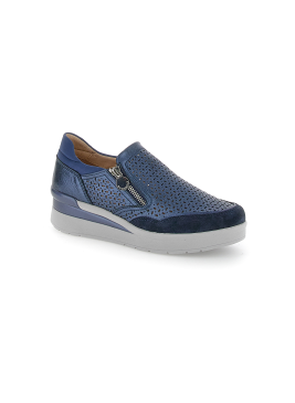 SCARPA CASUAL STONEFLY - CREAM 50 LIMO BLUE