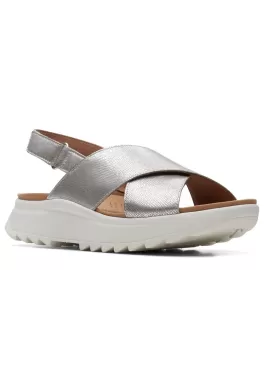 Sandalo Clarks - Dashlite Silver Metallic