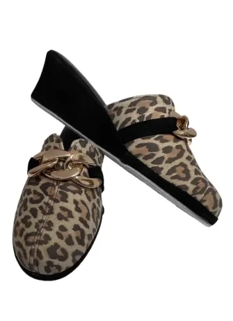 CIABATTA DA CAMERA MILLY - 1001 LEOPARD