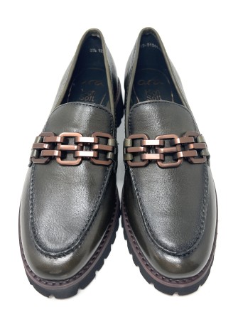 Mocassino ARA Kent Olive | Tentazione Calzature