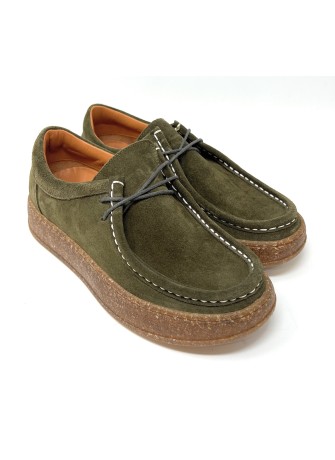 Scarpa casual Safe Step 2432 Khaki | Tentazione Calzature