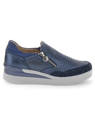 SCARPA CASUAL STONEFLY - CREAM 50 LIMO BLUE