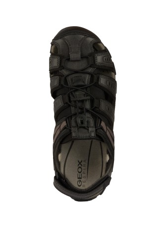 Sandalo Geox Strada Black | Tentazione Calzature