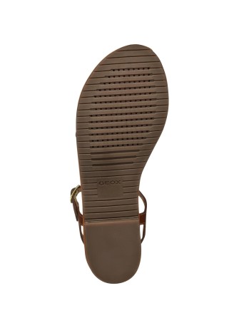 Sandalo Geox Sozy Azure/Camel | Tentazione Calzature