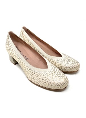 Scarpe col tacco Pitillos 10460 Oro | Tentazione Calzature