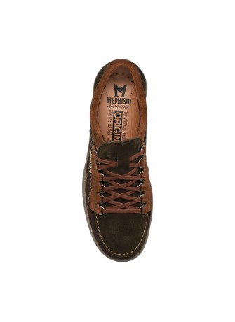 Sneaker Mephisto Rainbow Velours Dark Brown