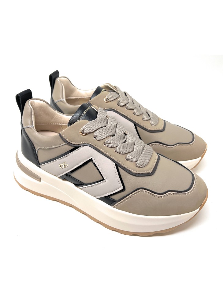 Sneaker Donna Serena 3M5875DM Beige/Nero