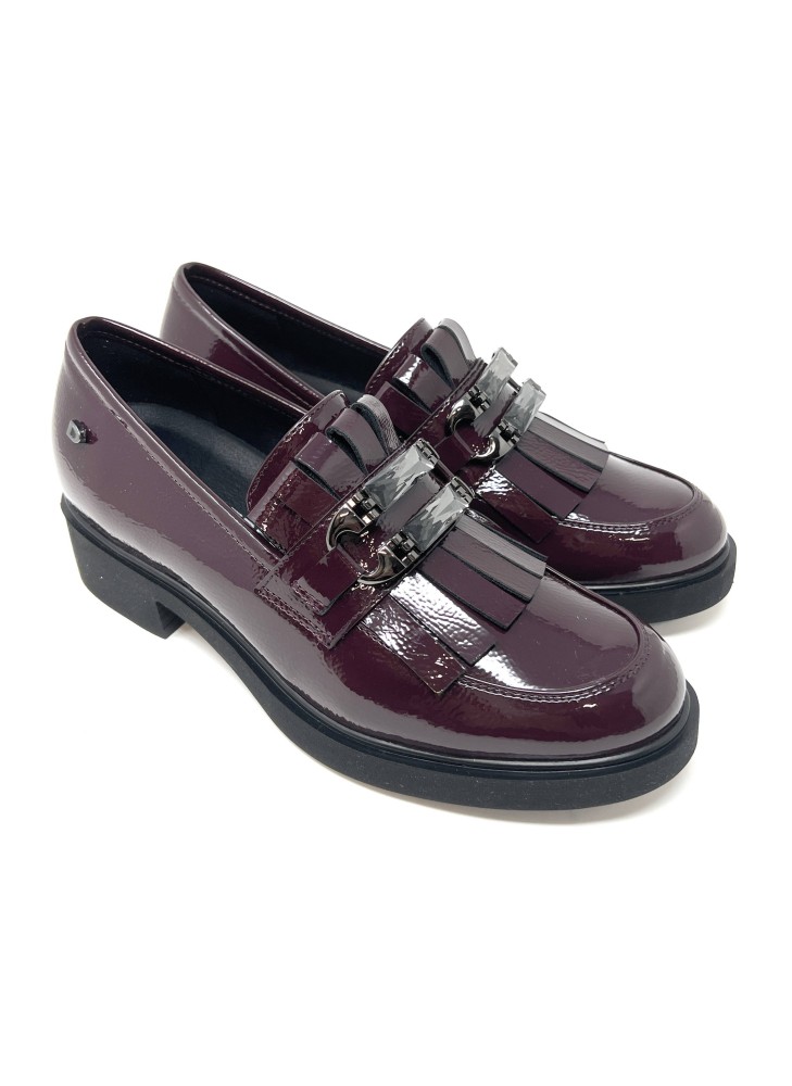 Mocassino Donna Serena 845812DS Vernice Bordeaux