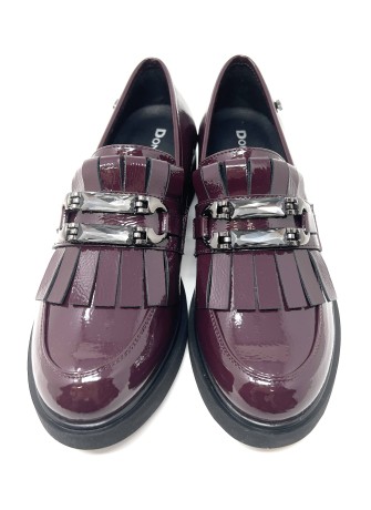 Mocassino Donna Serena 845812DS Vernice Bordeaux