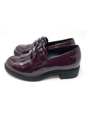 Mocassino Donna Serena 845812DS Vernice Bordeaux