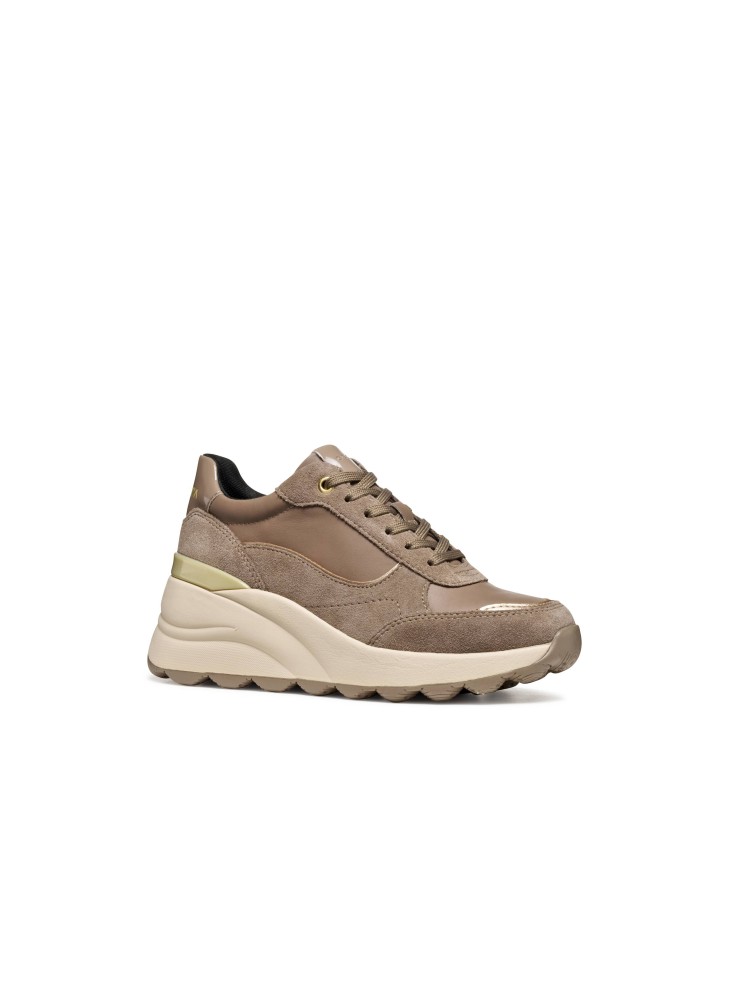 Sneaker Geox Spherica EC13 Taupe | Tentazione Calzature