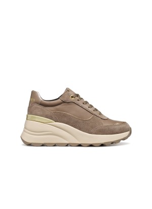 Sneaker Geox Spherica EC13 Taupe | Tentazione Calzature