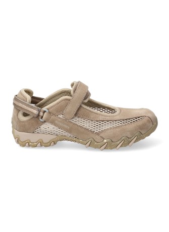 Scarpa casual Allrounder Niro Mesh Tabacco - Scarpe donna con plantare estraibile e chiusura a strappo per plantari