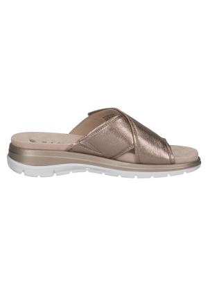 Ciabatta Caprice 27207 Taupe Metallic