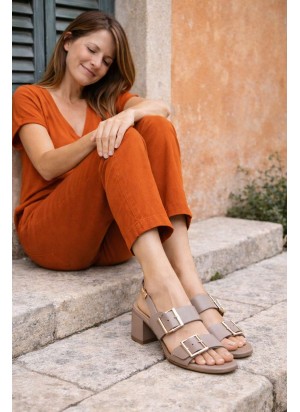 Sandalo Donna Serena 5E5953DM Tortora