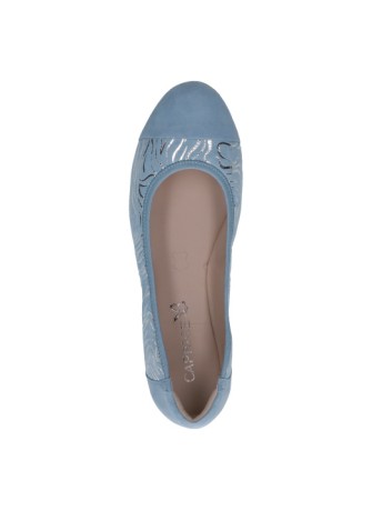 Ballerina Caprice 22101 Blue Comb Leather