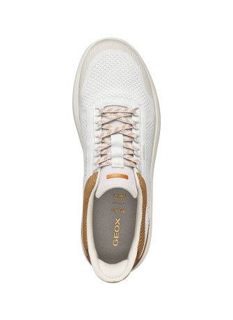 Sneaker Geox Spherica Plus Off White Brown