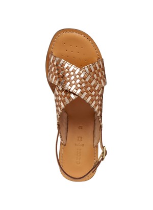 Sandalo Geox Maddalusia Camel Bronze