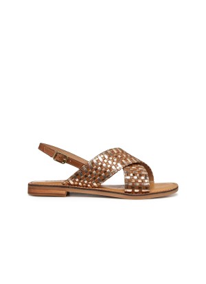 Sandalo Geox Maddalusia Camel Bronze