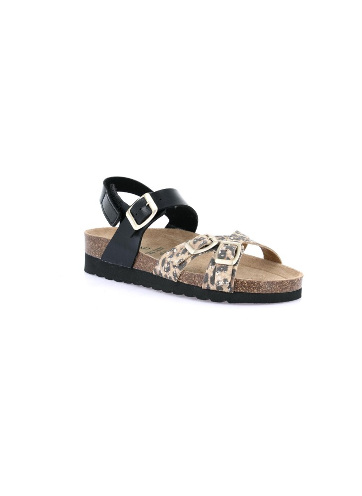 Sandalo Grünland SB1397 Hola Nero Multi