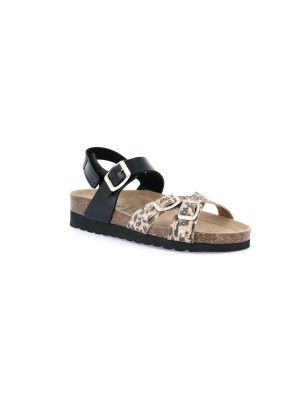 Sandalo Grünland SB1397 Hola Nero Multi
