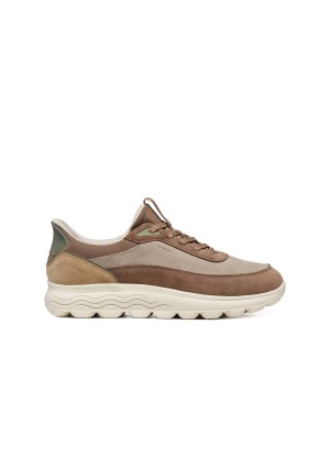Sneakers Geox D567MB-C5288 Beige/Lt Brown D Spherica Plus