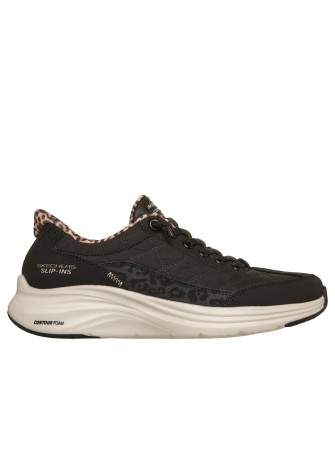 Skechers 150419 Blk Contour Foam - Leopard Dream