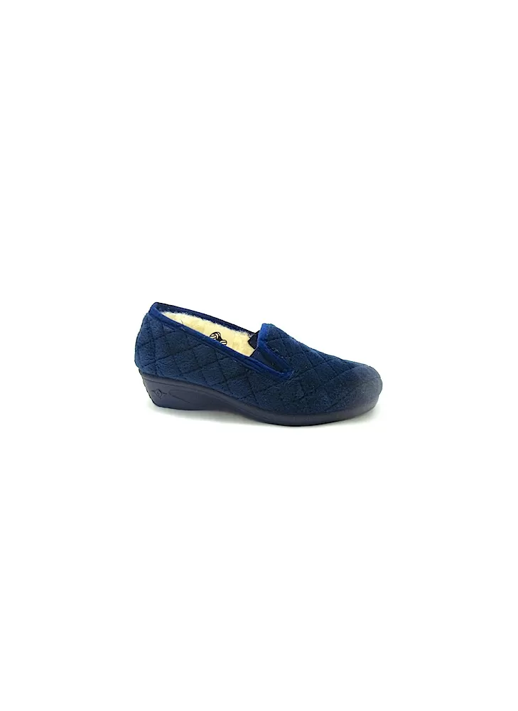 pantofola-blu-diamante-con-lana | Tentazione calzature 